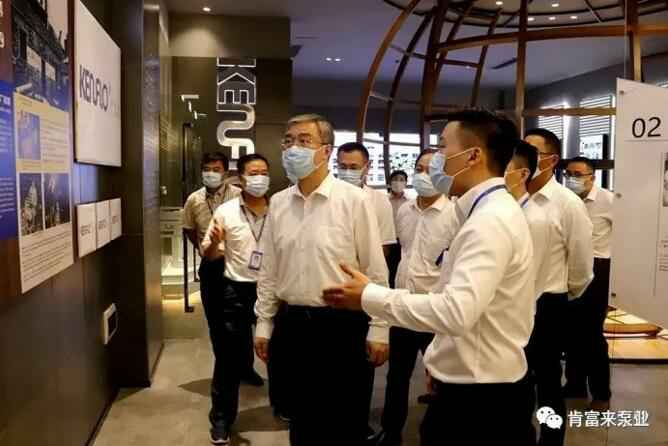 佛山市委书记鲁毅到杭州廷杰电子配件生产有限公司调研